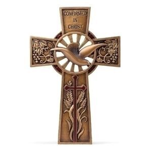 Joseph Studios Confirmation Cross in Bronze. New in Box!